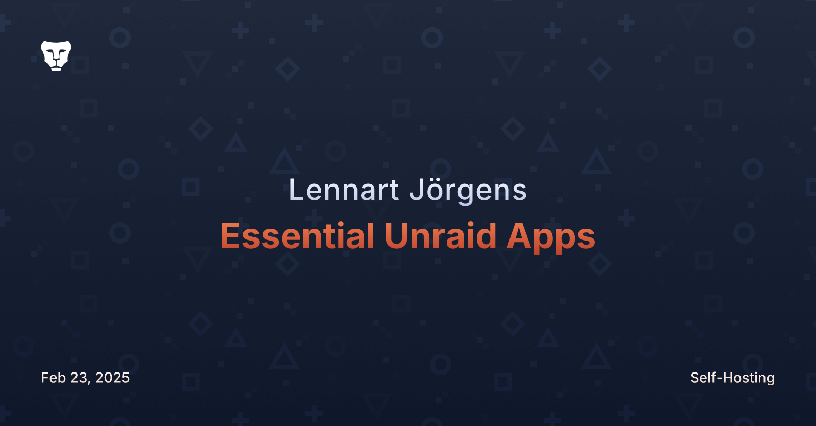 Essential Unraid Apps