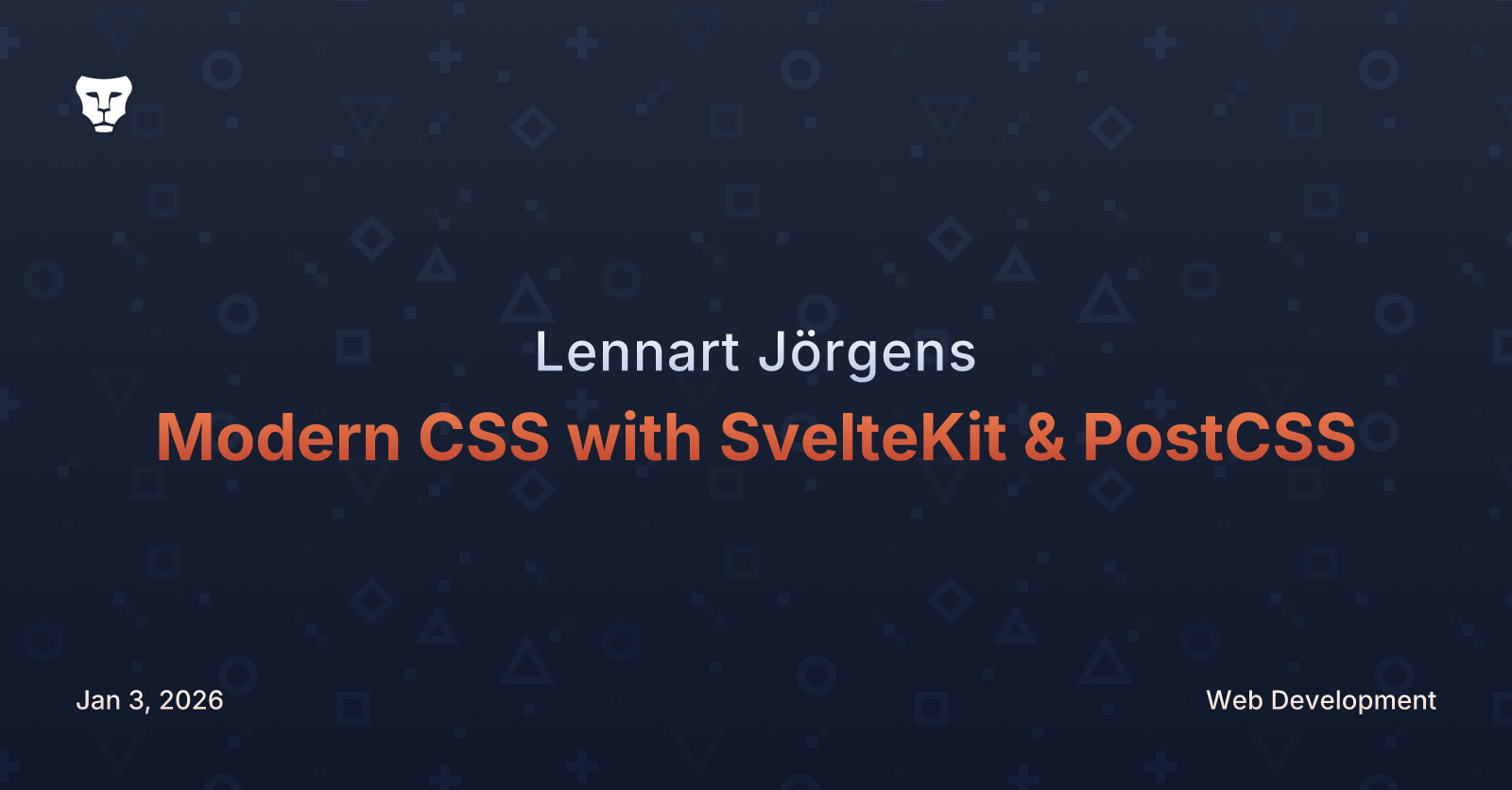 Modern CSS with SvelteKit & PostCSS